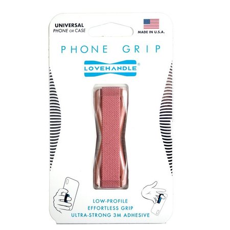 LOVEHANDLE Phone Grip Solid Rose L-004-18